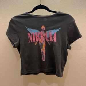 nirvana baby tee